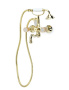 Фото смеситель для ванны boheme royal crystal 293-royal/crst, золото