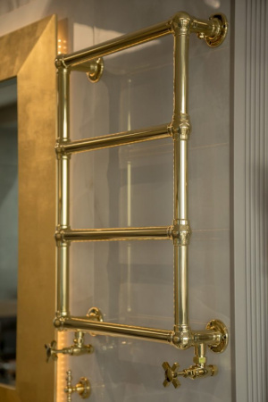 Фото полотенцесушитель водяной boheme imperiale 719 75*50 см, золото