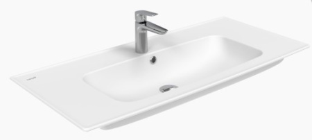 Фото раковина мебельная creavit er085-00cb00e-0000, белая 