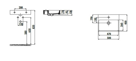 Фото раковина creavit next 50*40 см nx242-00cb00e-0000, белая