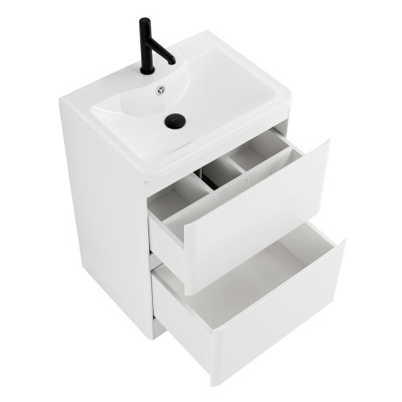 Фото тумба напольная belbagno albano 70 bianco lucido 