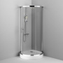 Фото душевой угол am.pm like 95*95 см, профиль хром/стекло прозрачное
