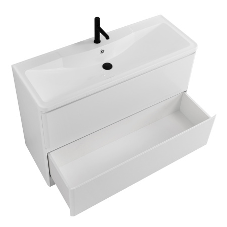 Фото тумба напольная belbagno albano 120 bianco lucido 