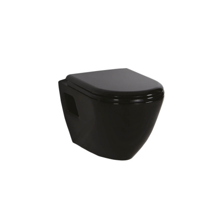 Фото унитаз подвесной creavit terra tp325-11si00e-0000, черный