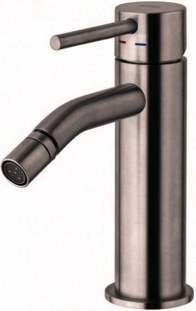 Фото смеситель для биде paffoni light lig131nknsp, никель черный брашированный
