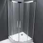 Фото душевой уголок cezares lucido lucido-r-2-90-c-cr 90x90 стекло прозрачное/хром