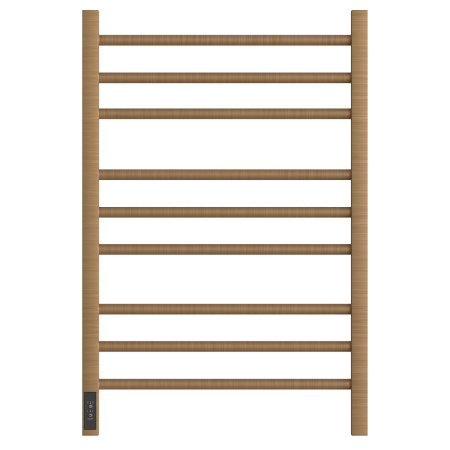 Фото полотенцесушитель электрический point веста pn70758br п9 500x800, диммер слева, бронза