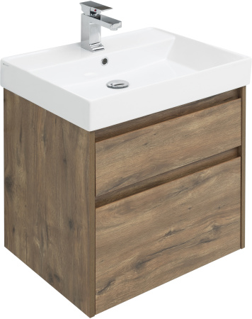 Фото комплект мебели aquanet nova lite 60 дуб рустикальный (2 ящика)