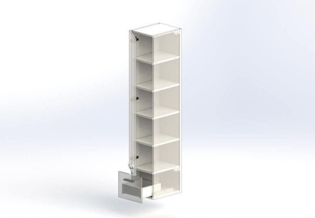 Фото пенал подвесной aquanet верона 30 l белый