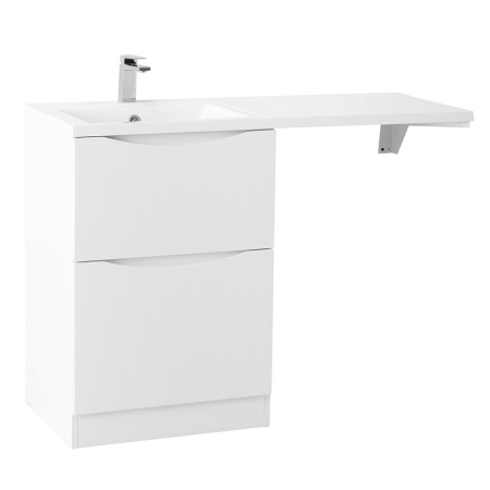 Фото тумба напольная belbagno lavanderia-58/120-l bianco lucido