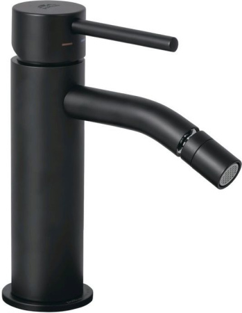 Фото смеситель для биде paffoni light lig131no, черный матовый