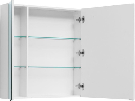 Фото зеркало-шкаф aquanet алвита 80 белый