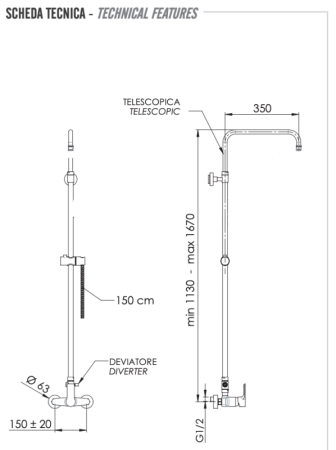 Фото душевая система remer energy ey37assdno, черный матовый