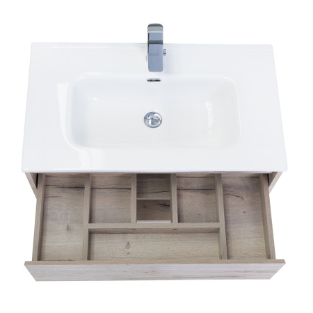 Фото тумба подвесная belbagno kraft 80 rovere galifax bianco