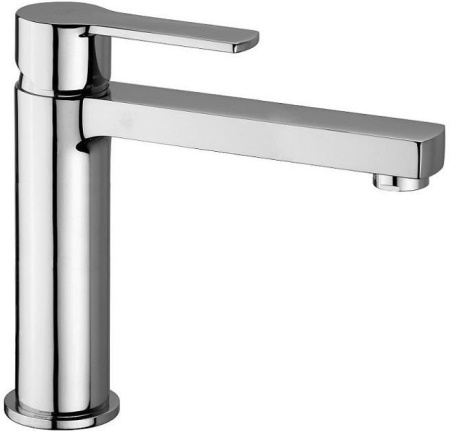 Фото смеситель для раковины paffoni west ws074cr, хром