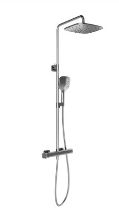 Фото душевая колонна ravak 10° free x070171, хром