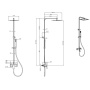 Фото душевая колонна allen brau infinity 5.21012-00, хром