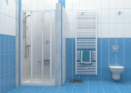 Фото душевая дверь ravak складывающиеся supernova sdz3-80 02v40100zg белый+грейп