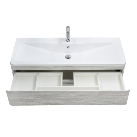 Фото тумба подвесная belbagno albano 120 rovere vintage bianco 