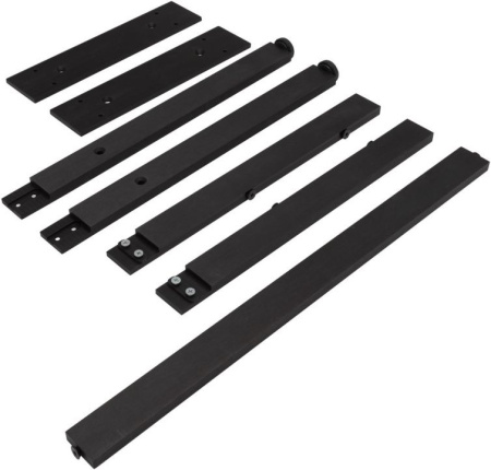 Фото ножки для мебели allen brau reality 80 1.320b12.bb черный браш