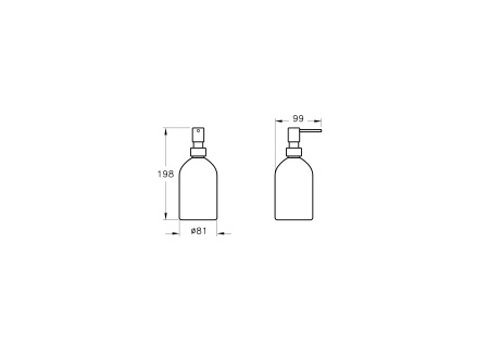 Фото дозатор настольный vitra origin a4489136, черный матовый