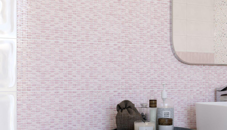 Cersanit Pudra, Настенная плитка, 20x44 см