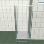 Фото душевой уголок wasserkraft berkel 48p18 90x100 стекло прозрачное/хром