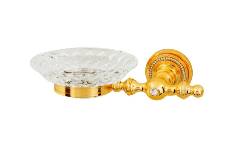 Фото мыльница настенная boheme imperiale 10403, золото