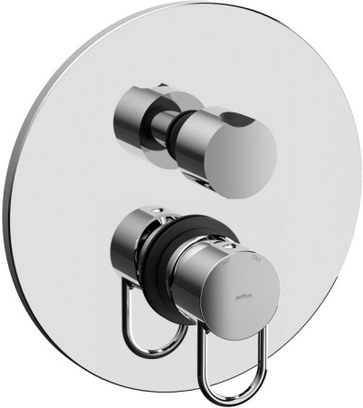 Фото встраиваемый смеситель для ванны и душа paffoni joker jk019cr, хром