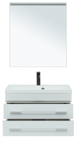 Фото комплект мебели aquanet верона 75 белый матовый