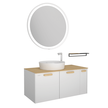 Фото elata нижний модуль с металической полкой + раковина