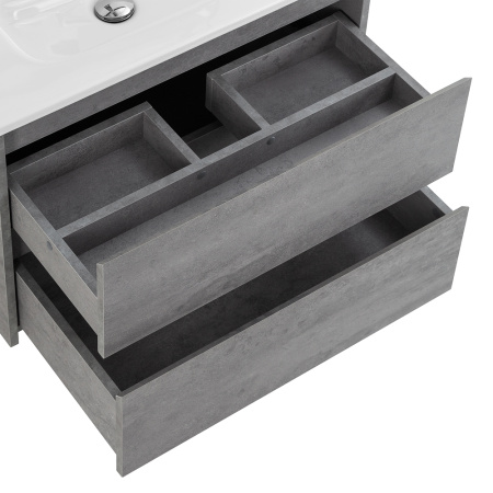 Фото тумба подвесная belbagno kraft 60 cemento grigio