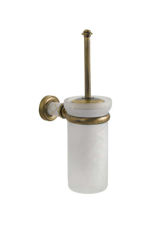 Фото ершик настенный boheme murano crystal 10913-w-br, бронза