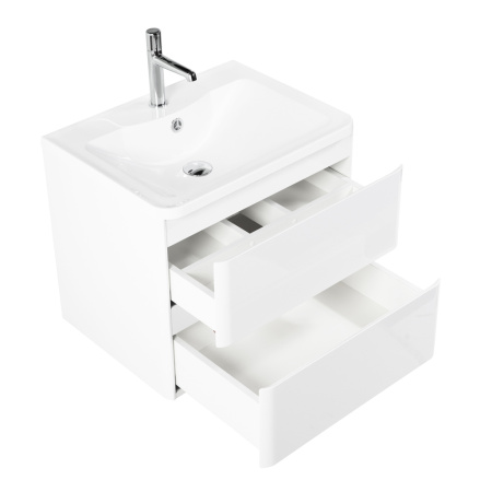 Фото тумба подвесная belbagno albano 60 bianco lucido 