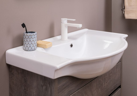 Фото комплект мебели aquanet сидней 60 дуб рошелье