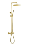Фото душевая колонна boheme uno термостат 468-t-g, золото