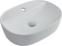 Фото раковина накладная aquanet lake-2 50 см, белая