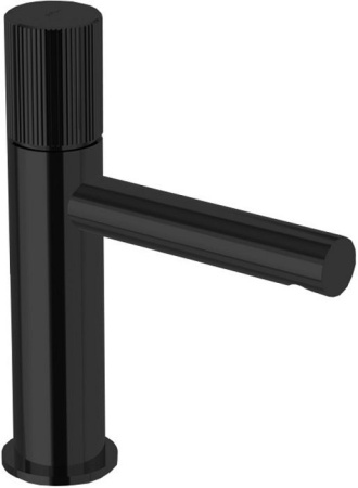 Фото смеситель для раковины paffoni jo jo071no, черный матовый