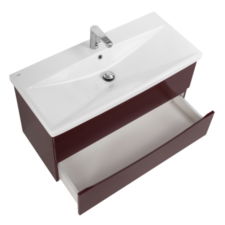 Фото тумба подвесная belbagno marino-cer 100 bordo lucido 