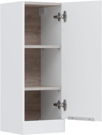 Фото шкаф-пенал aquanet ирис new 30 белый глянец