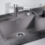 Фото мойка для кухни из искусственного камня blanco dalago 6-f 518851 темная скала 50х60
