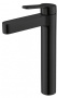 Фото смеситель для раковин belbagno delta del-lmc-nero высокий, черный матовый