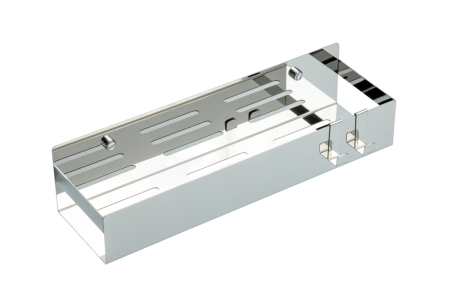 Фото полка подвесная 2 крючка boheme 10965-cr, хром
