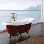 Фото акриловая ванна belbagno bb04-ros 170x80
