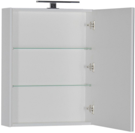 Фото зеркало-шкаф aquanet латина 60 белый