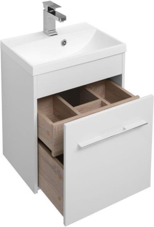 Фото комплект мебели aquanet августа 50 белый