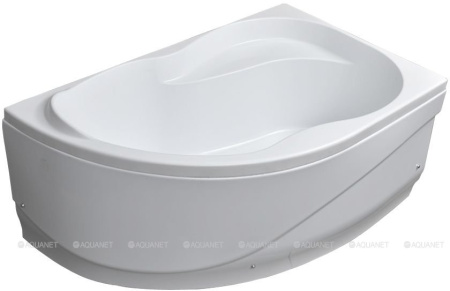 Фото акриловая ванна aquanet graciosa правая 150*90 см, белая
