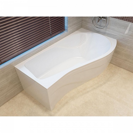 Фото акриловая ванна alex baitler orta правая 150*90 см, белая